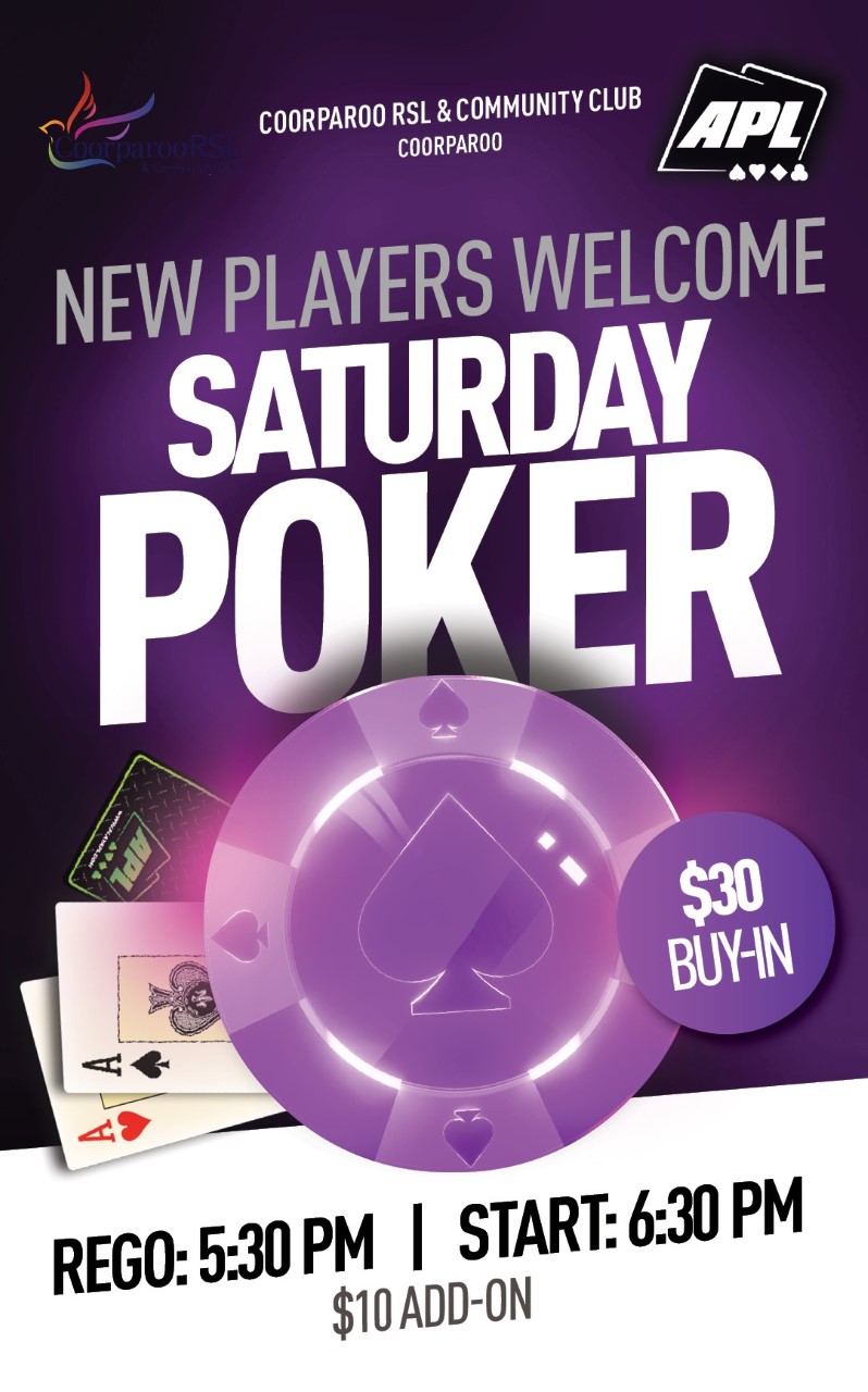 Weekly poker event