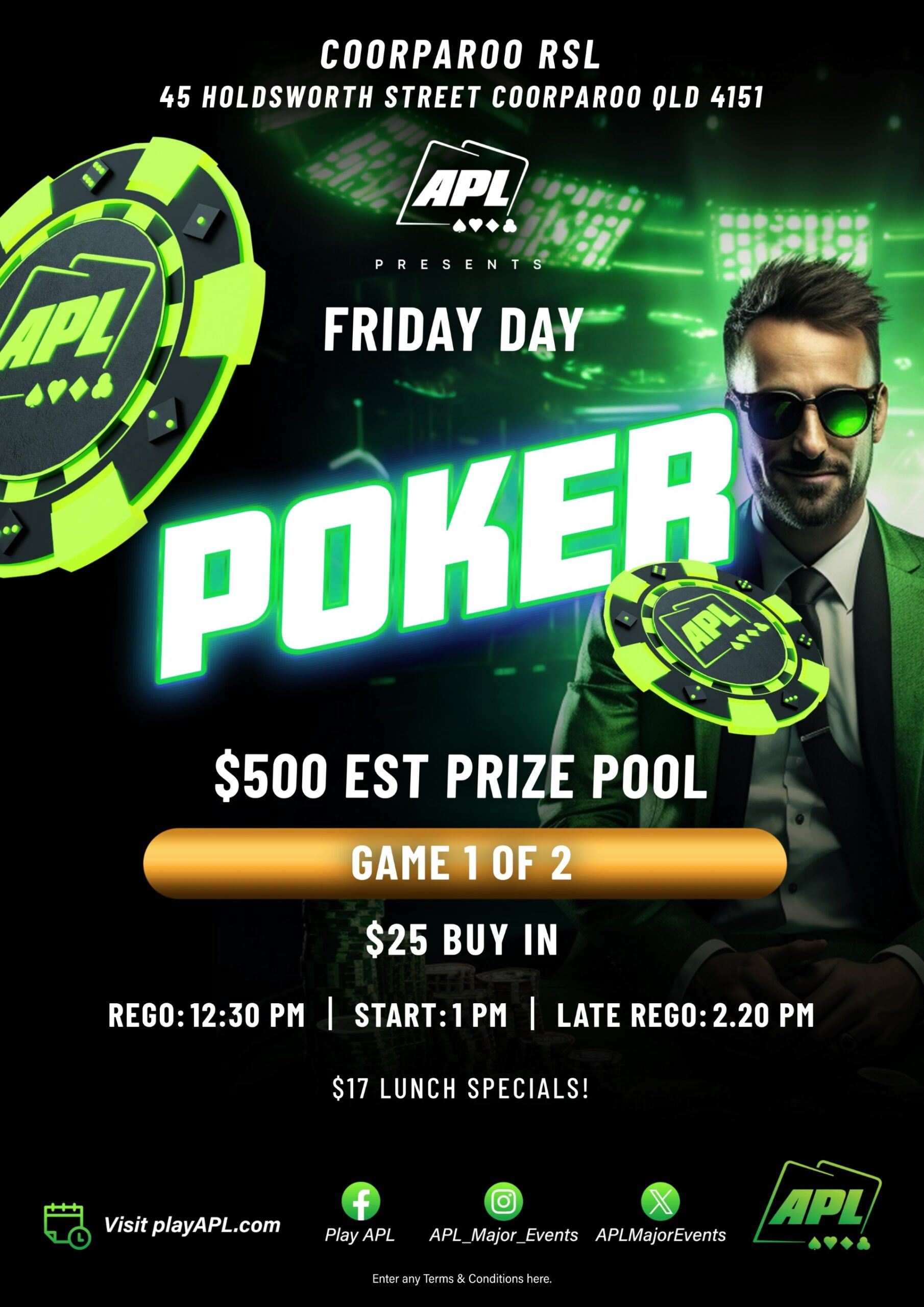 Friday poker poster